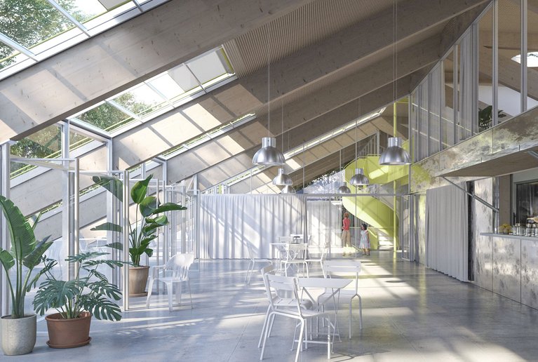 4. Preis: Umbau und Erweiterung oder Ersatzneubau Freizeitzentrum Landauer, Riehen